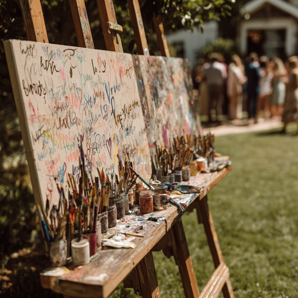 wedding guest book alternatives; South New Jersey and New York City Wedding and Event Catering; Willow and Sage Catering